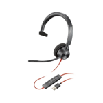 POLY BLACKWIRE 3310 MICROSOFT TEAMS CERTIFIED USB-A HEADSET