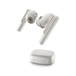 POLY VOYAGER FREE 60 UC M WHIT E SAND EARBUDS BT700 USB-A AD APTER BASIC CHARGE CASE