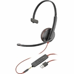 POLY BLACKWIRE 3215 MONAURAL U SB-A HEADSET