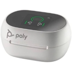POLY VOYAGER FREE 60 UC WHITE TOUCHSCREEN CHARGE CASE FOR B T700 USB-C ADAPTER