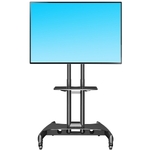 Height Adjustable Trolley For Tv Screen Size 40 65 Max 45 5kg