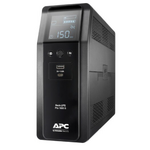 APC Back-UPS Pro, Back-UPS Pro, 1600VA/960W, Tower, 230V, 8x IEC C13 outlets, Sine Wave, AVR, USB Type A + C ports, LCD, User Replaceable Battery
