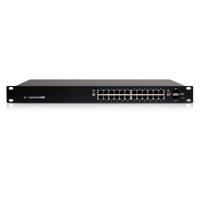 Ubiquiti EdgeSwitch 24P Managed PoE GBE 250W Switch 24v Passive