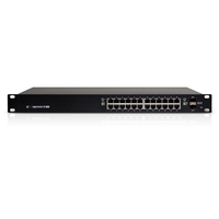 Ubiquiti EdgeSwitch 24P Managed PoE GBE 500W Switch 24v Passive