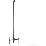 StarTech.com FPCEILPTBLP Full-Motion Long Pole Ceiling TV Mount for 32&quot;-75&quot; Displays – Height Adjustable, 50kg Capacity