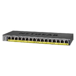 NETGEAR 16-Port PoE/PoE+ Gigabit Ethernet Unmanaged Switch with 183W PoE Budget Rack-mount or Wall-mount GS116PP