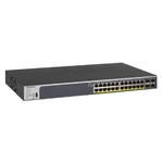 NETGEAR 24-Port 380W Gigabit PoE+ Ethernet Smart Managed Pro Switch with 4 SFP Ports GS728TPPv2 