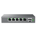 Grandstream UNMANAGED 2.5 MULTI GIGABIT SWITCH 5 X 2.5 GIGE 1 X SFP