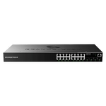 Grandstream ENTERPRISE LAYER 2 MANAGED POE NETWORK SWITCH 16 X GIGE 4 X SFP