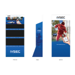 IVSEC POS DISPLAY STAND Footprint 70 X 42 X 180CM Free With IVSEC Stocking Order