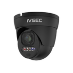 Ivsec Turret Ip Camera 8mp 2 8mm 12mm Motorised Lens 25 Fps Poe Ip66 Adv Det Black
