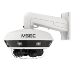 Ivsec Dome Ip Cameras 20mp Using 4 Directional 5mp Multisensor 25fps Ip67 Ir