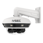 Ivsec Dome Ip Cameras 32mp Using 4 Directional 8mp Multisensor 25fps Ip66 Ir