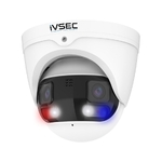 IVSEC TURRET IP CAMERA 2 X 4MP PANORAMIC 2 8MM FIXED LENS 20FPS ADV DET ADV IVS