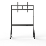 North Bayou Heavy Duty Electric Height Adjust Tv Trolley 80 110 90kg