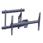 Flat Display Wall Mount 40 98 Up To 136kg Capacity Turn And Tilt