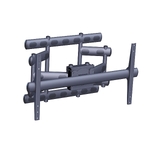 Flat Display Wall Mount Up To 227kg With Tilt And Turn Up To 90 Degrees Black
