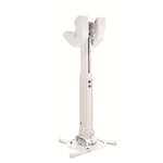 Vogels Projector Mounts 40 55cm Adjustment Small White Projector Ceiling Kit 15kg