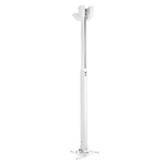 Vogels Projector Mounts 85 135cm Adjustment Small White Projector Ceiling Kit 15kg