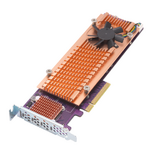 QNAP - Quad M.2 PCIe SSD expansion card supports up to four