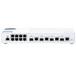 QNAP QSW-M408-4C, 8 port 1Gbps, 4 port 10G SFP+/ NBASE-T Com