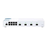 QNAP QSW-M408S, 8 port 1Gbps, 4 port 10GbE SFP+, web managem