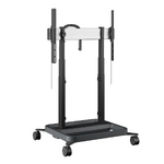 Vogels Rise 5208 Motorized Display Lift Trolley Up To 86 Up To 120kg 80mm S Black
