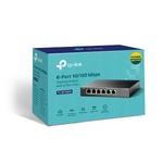 TP-Link TL-SF1006P 6-Port 10 100Mbps Desktop Switch with 4-Port PoE+