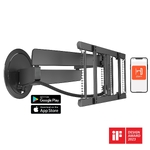 Tvm7675b Medium Large Black Motorised Tv Wall Mount 40 77 Max 35kg Vesa Up To 600x400mm