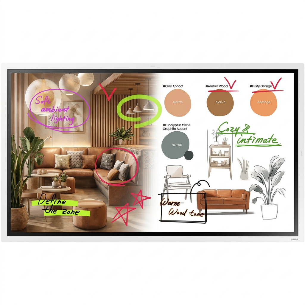 Samsung Flip WM55FX 55" 4K UHD LCD Collaboration Display