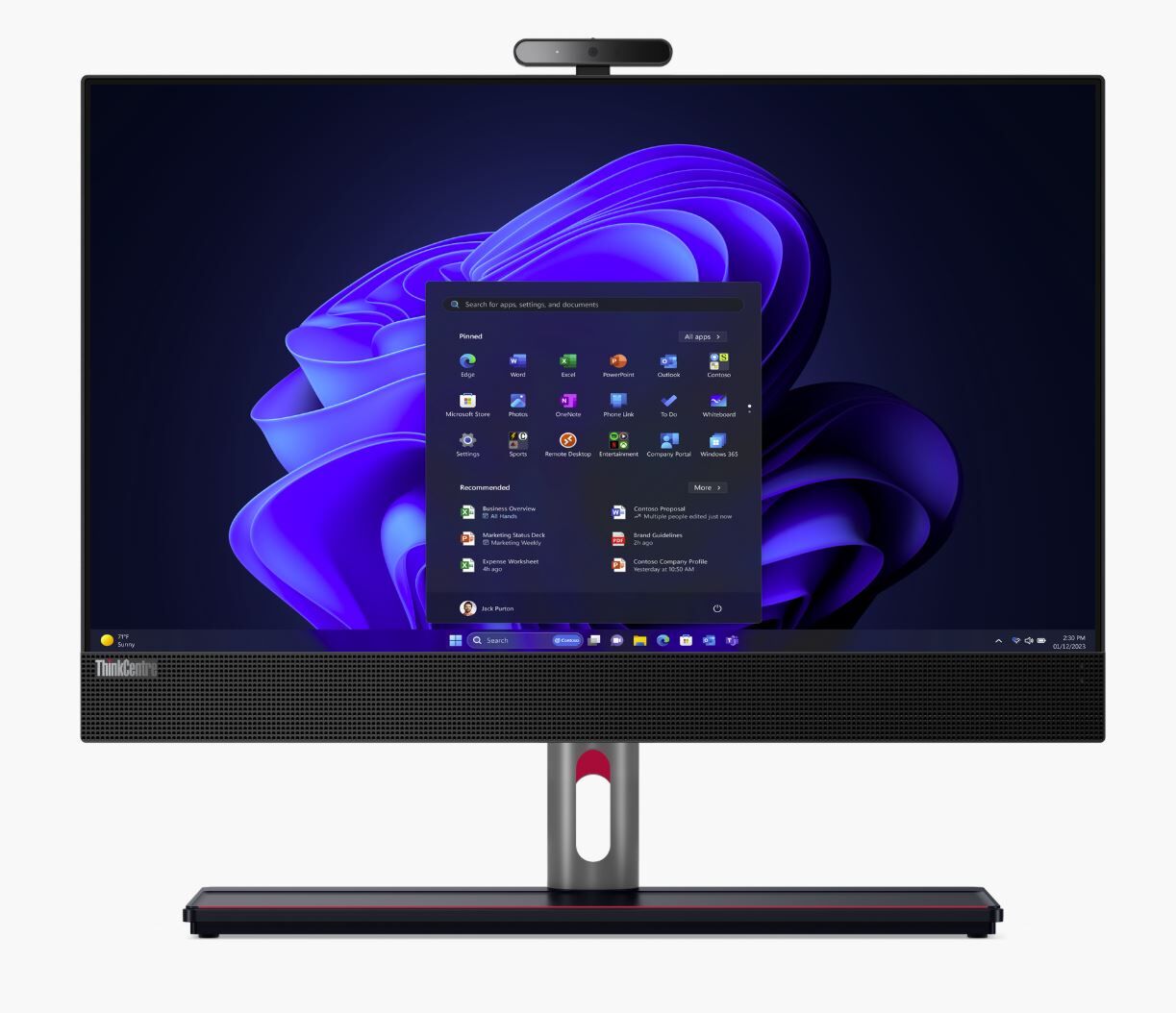 Lenovo ThinkCentre M90a Gen 5 AIO 24in Desktop 12SH001AAU