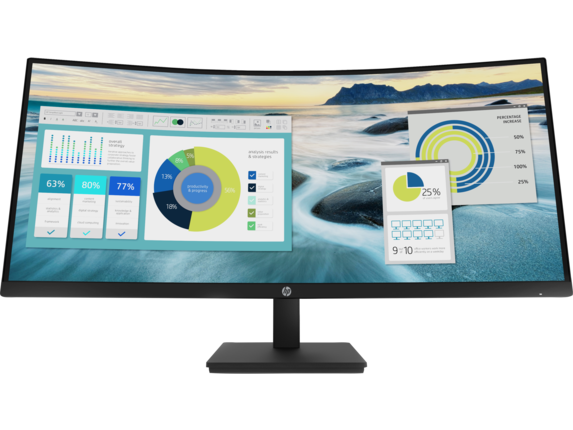 HP P34hc G4 WQHD Curved 34 inch Monitor 21Y56AA
