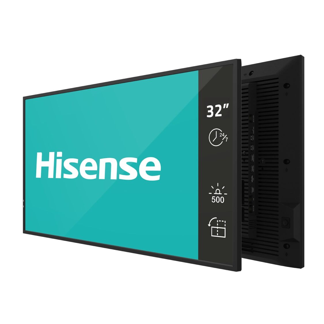 Hisense 32DM66D 32" UHD Digital Signage – 500 Nits, 24/7 Operation, Android 11 