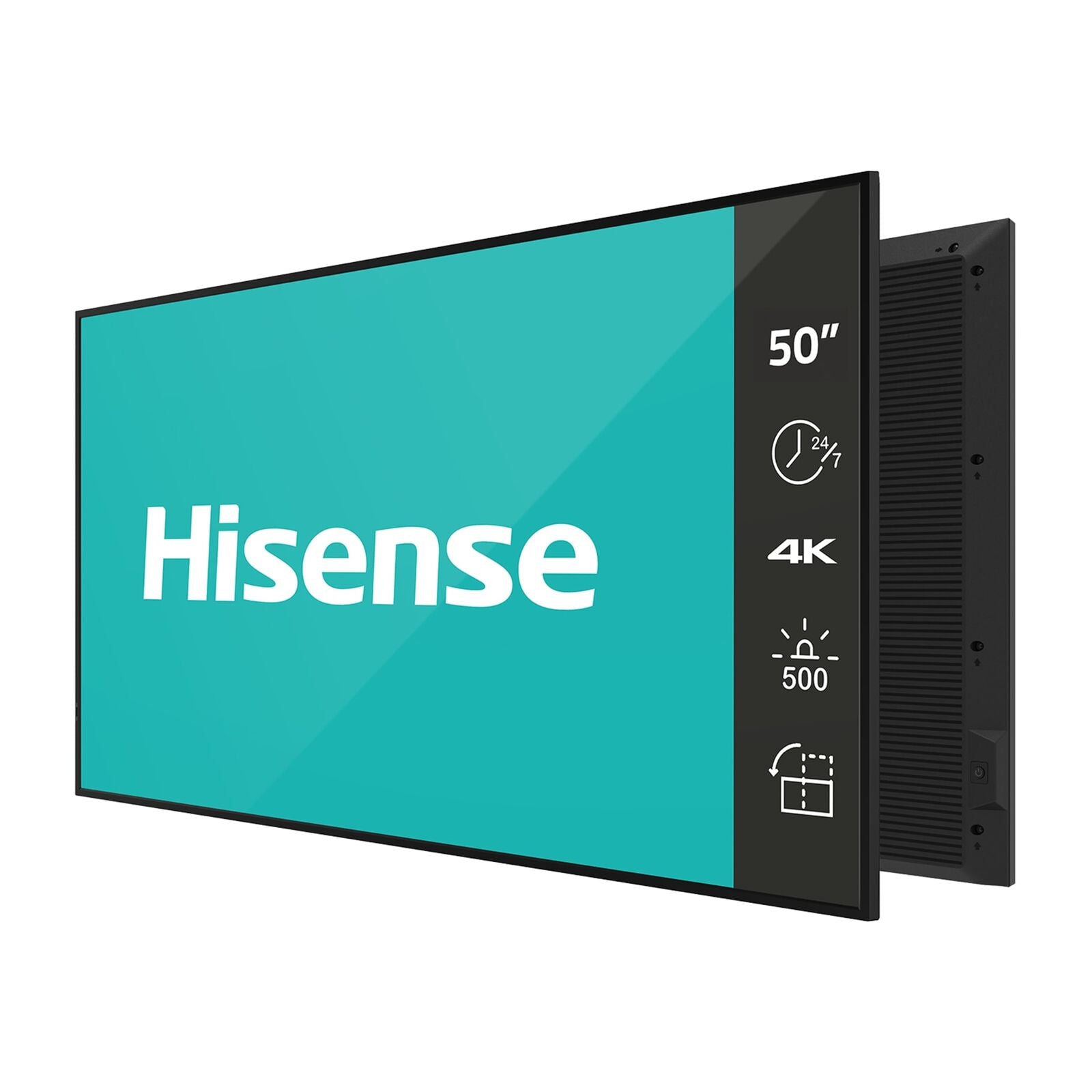 Hisense 50DM66D 50" UHD Digital Signage – 500 Nits, 24/7 Operation, Android 11 