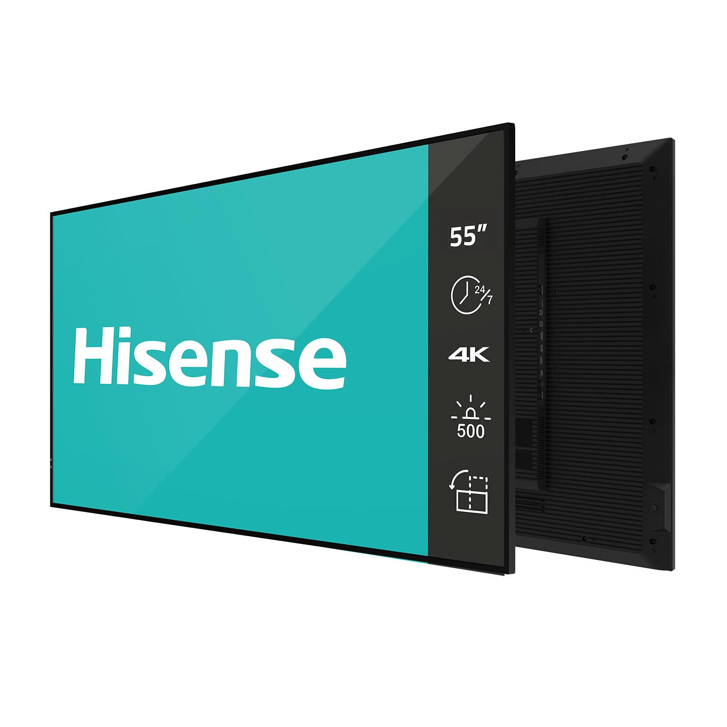 Hisense 55DM66D 55" UHD Digital Signage Display – 500 Nits, 24/7 Operation, Android 11