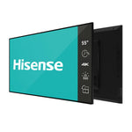 Hisense 55DM66D 55" UHD Digital Signage Display – 500 Nits, 24/7 Operation, Android 11