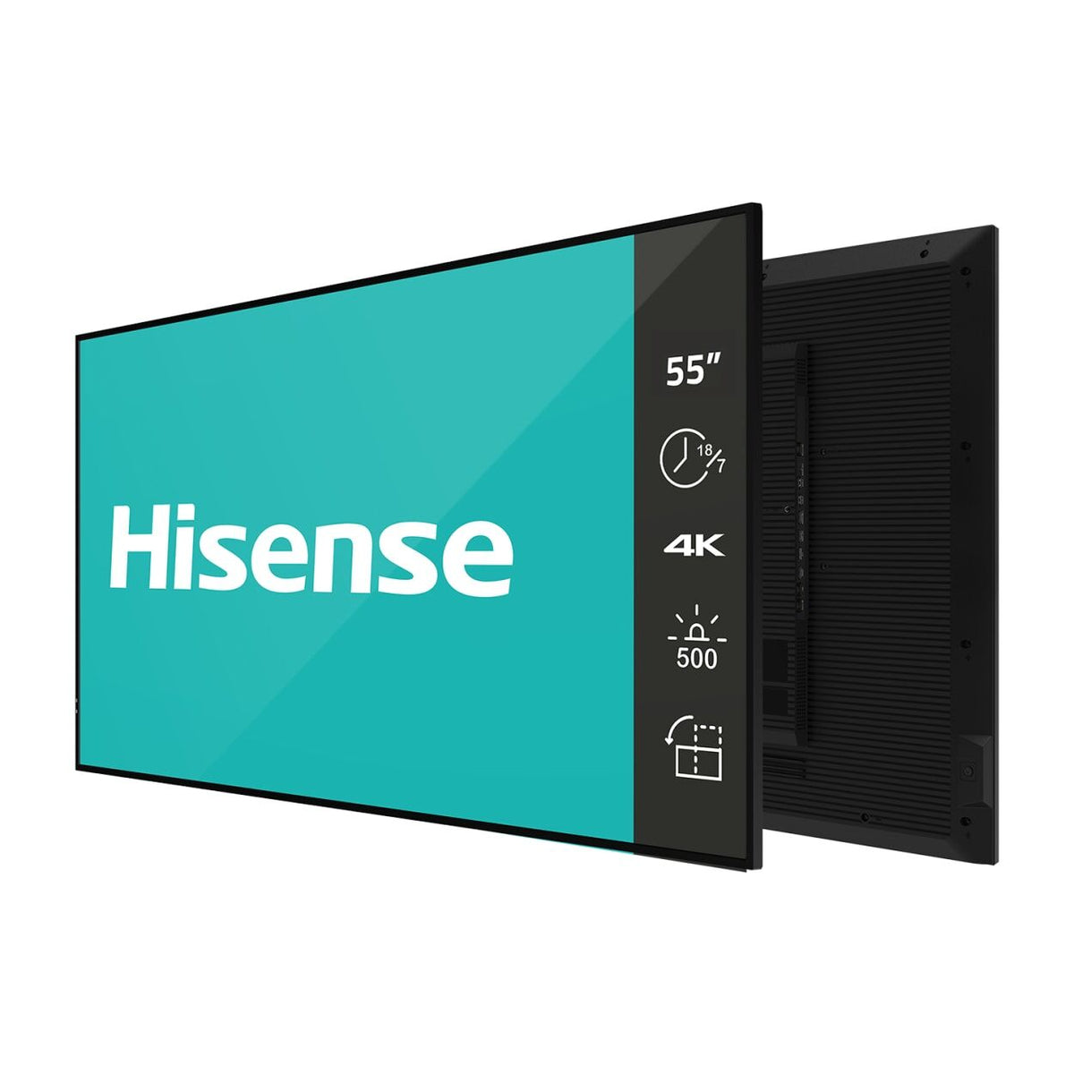 Hisense 55GM50D 55" UHD Digital Signage Display – 500 Nits, 18/7 Operation, Android 11