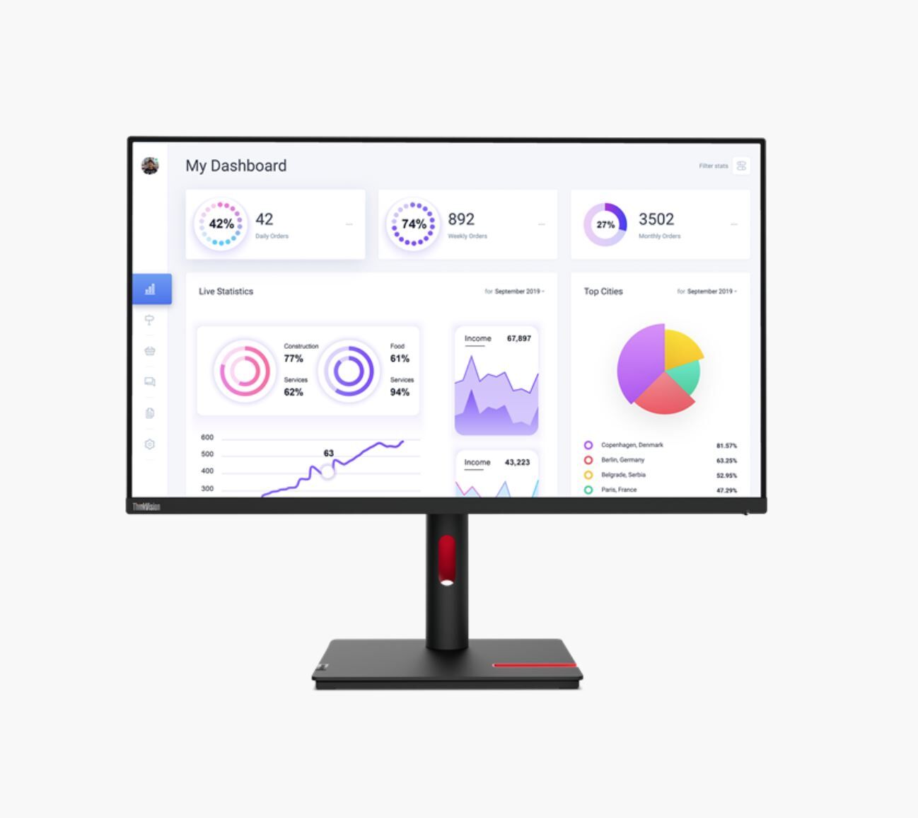 Lenovo ThinkVision T32p-30 31in Monitor 63D2GAR1AU