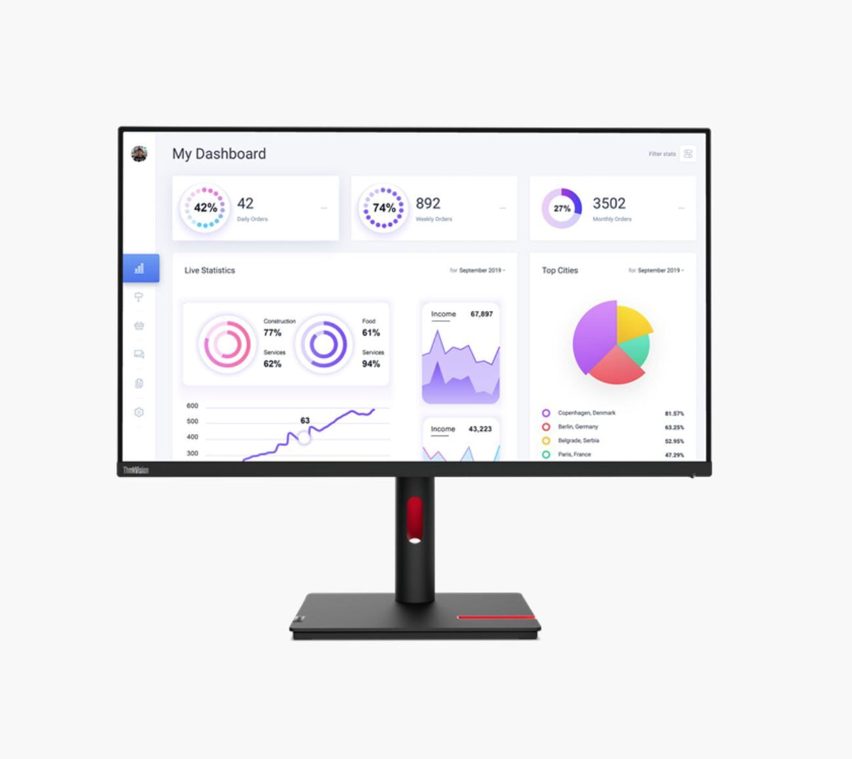 Lenovo ThinkVision T32p-30 31in Monitor 63D2GAR1AU