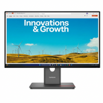 Lenovo ThinkVision P24qD-40 23.8" QHD IPS Monitor (2560x1440, USB-C 140W PD, HDMI 2.1, DP, LAN, HDR10, Eyesafe 2.0) – Professional Creator Display