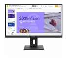 Lenovo ThinkVision E27q-40 27" QHD IPS Monitor (2560x1440, 100Hz, HDMI 2.1 + DP 1.2, Low Blue Light, Height Adjustable)