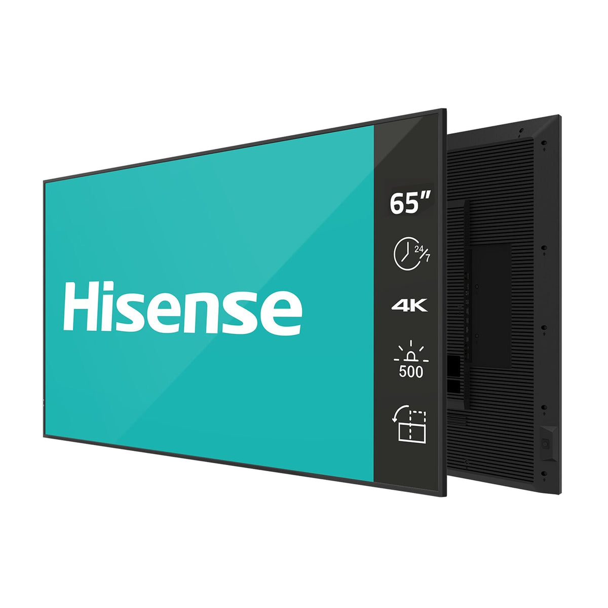 Hisense 65DM66D 65" UHD Digital Signage – 500 Nits, 24/7 Operation, Android 11 