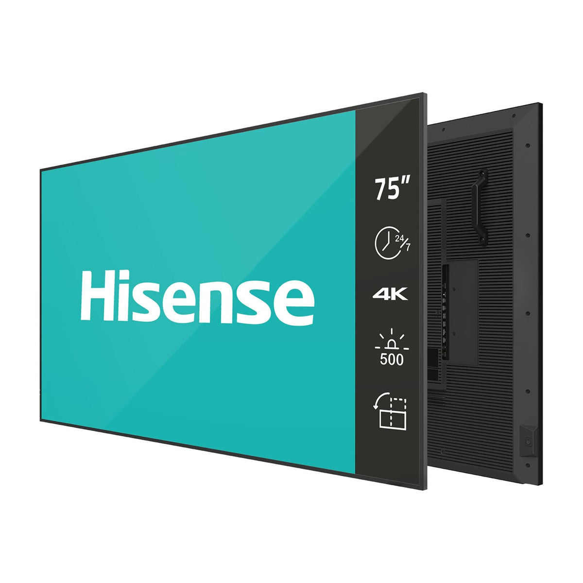 Hisense 75DM66D 75" UHD Digital Signage – 500 Nits, 24/7 Operation, Android 11