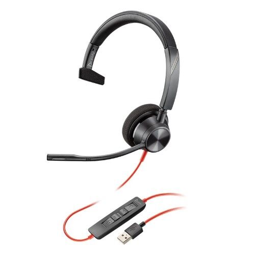 POLY BLACKWIRE 3310 USB-A HEAD SET