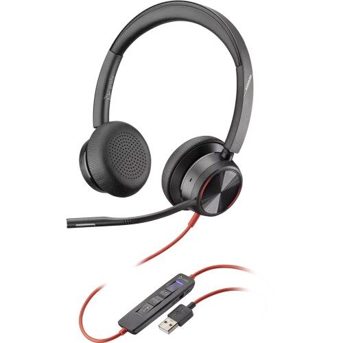 POLY BLACKWIRE 8225 MICROSOFT TEAMS CERTIFIED USB-A HEADSET
