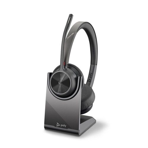 POLY VOYAGER 4320 MICROSOFT TE AMS CERTIFIED HEADSET BT700 D ONGLE CHARGING STAND