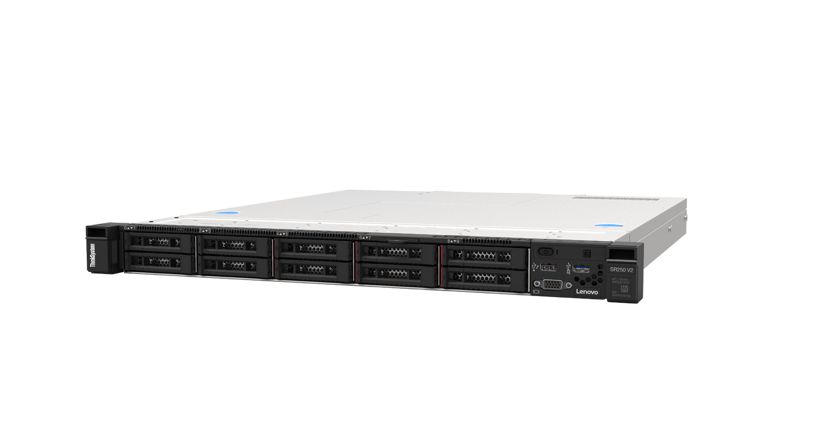 Lenovo 7D7QA01GAU Thinksystem SR250 V2 Xeon Rack Server