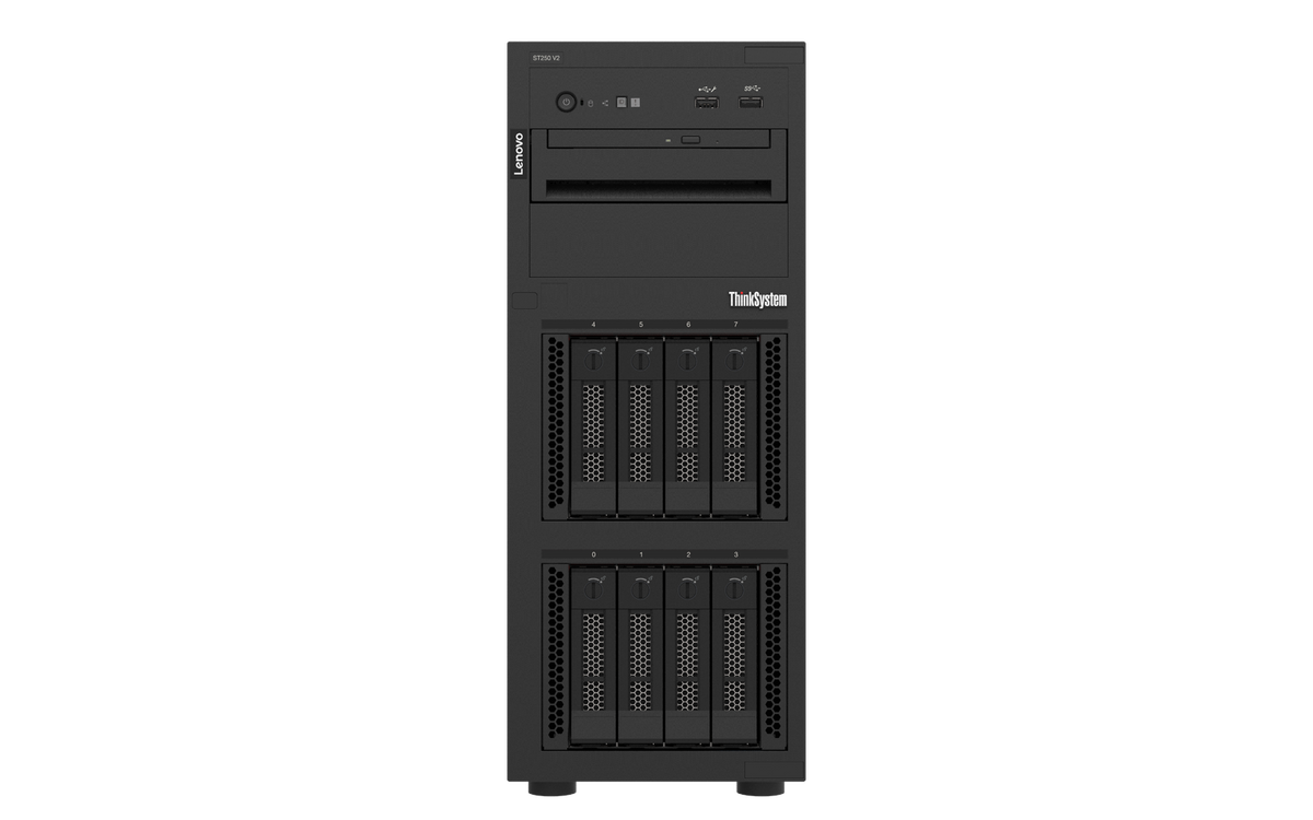 LENOVO 7D8FA00AAU ThinkSystem ST250 V2 SFF Xeon Server