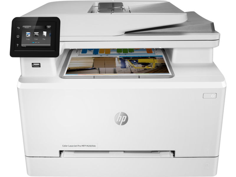 HP 7KW74A Color LaserJet Pro MFP M283fdn Printer 