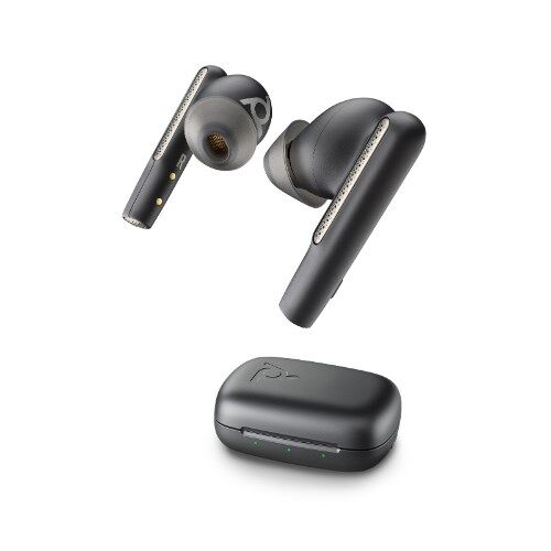 POLY VOYAGER FREE 60 UC CARBON BLACK EARBUDS BT700 USB-A AD APTER BASIC CHARGE CASE